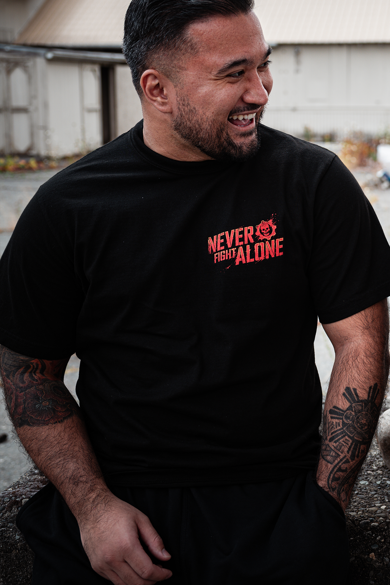 Gears of War Never Fight Alone Tee