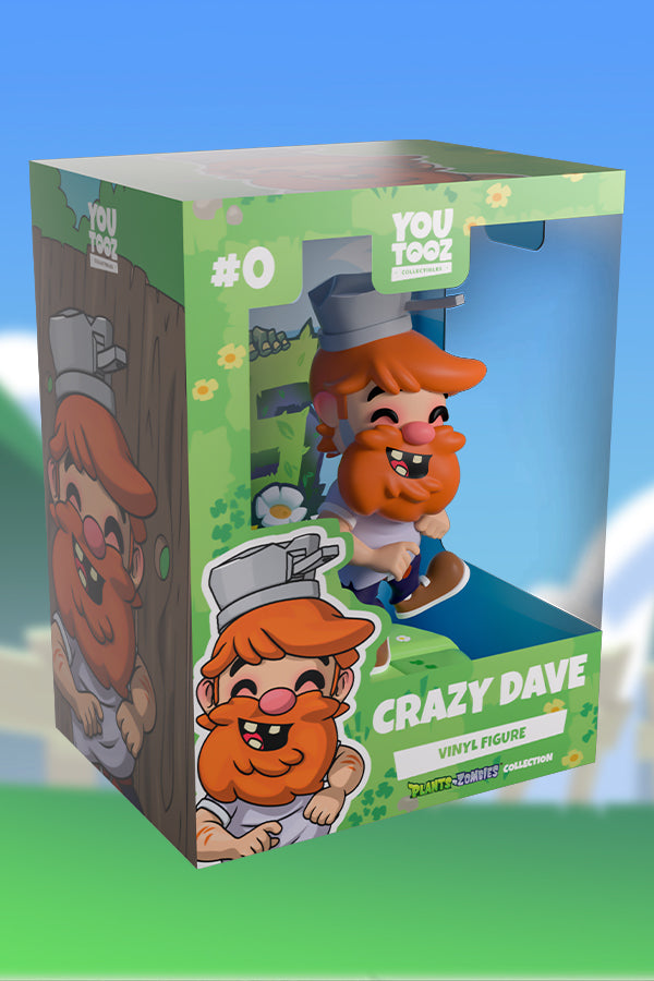 Plants vs Zombies Crazy Dave Vinyl Figure