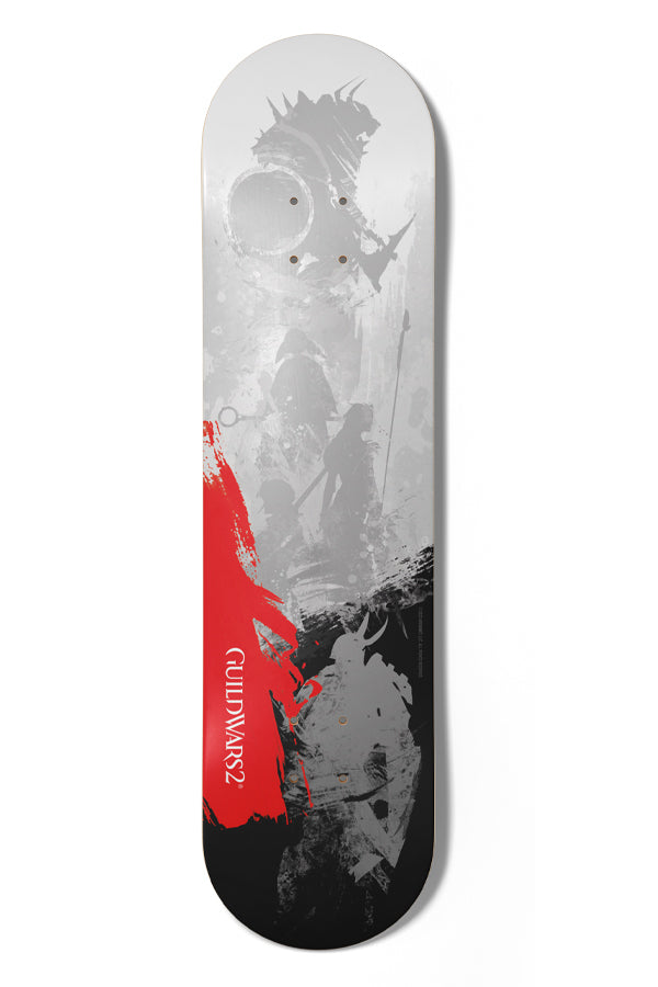Guild Wars 2 Silhouettes Skate Deck
