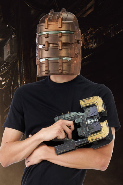 Dead Space Isaac Clarke Mask and Plasma Cutter Set