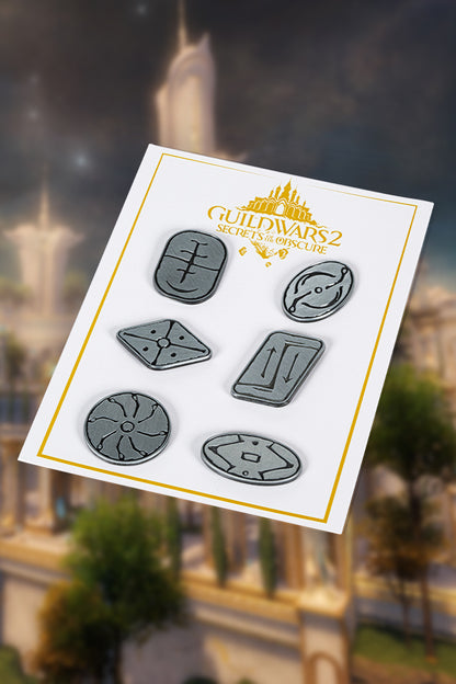 Guild Wars 2 Wizard Schools Enamel Pin Set