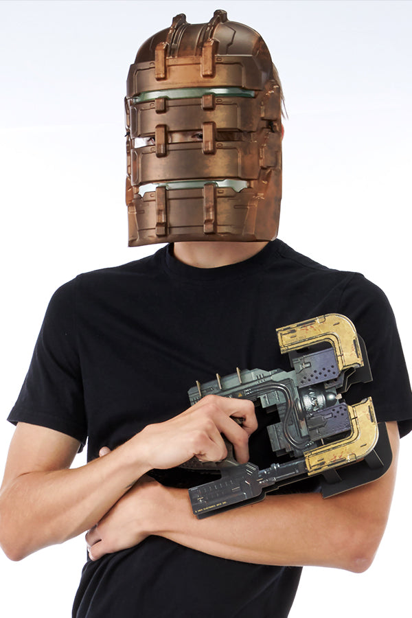 Dead Space Isaac Clarke Mask and Plasma Cutter Set