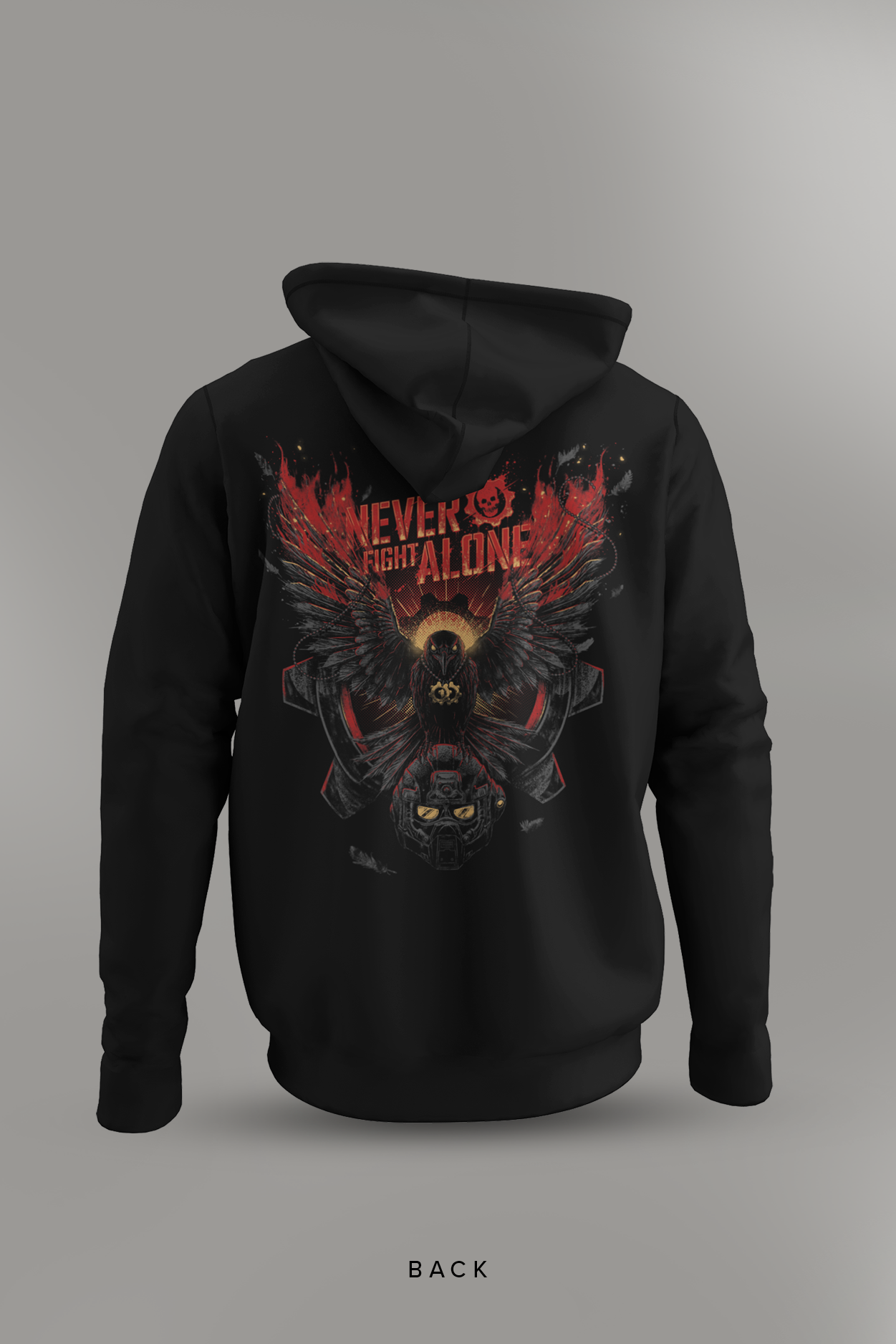 Gears of War Never Fight Alone Hoodie