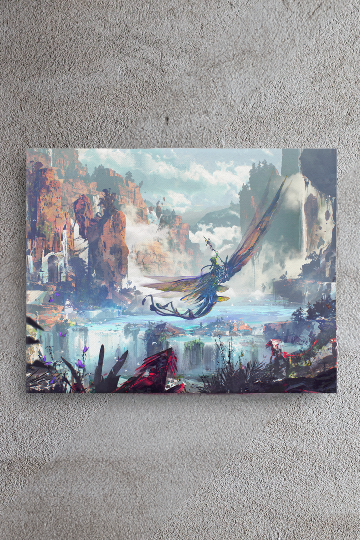 Guild Wars 2 Expansion 6 Key Art Canvas Print