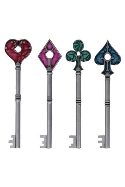 Resident Evil 2 - Set of Card Suit Keys by Fanattik