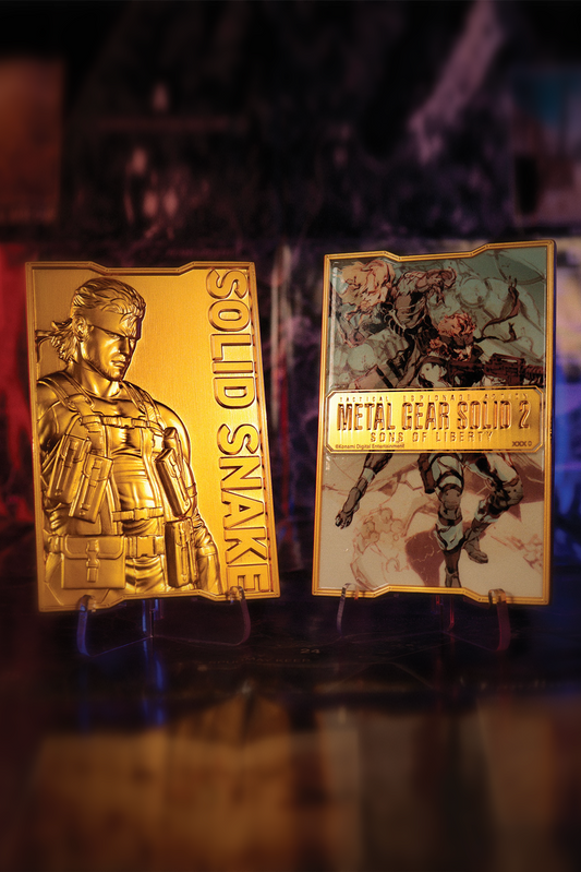 Metal Gear Solid 2 - 24k Gold Plated Snake Ingot by Fanattik