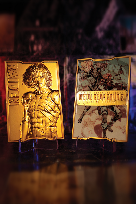 Metal Gear Solid 2 - 24k Gold Plated Raiden Ingot by Fanattik