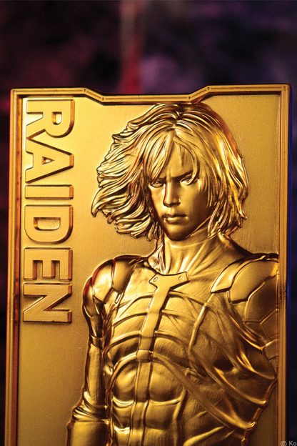 Metal Gear Solid 2 - 24k Gold Plated Raiden Ingot by Fanattik