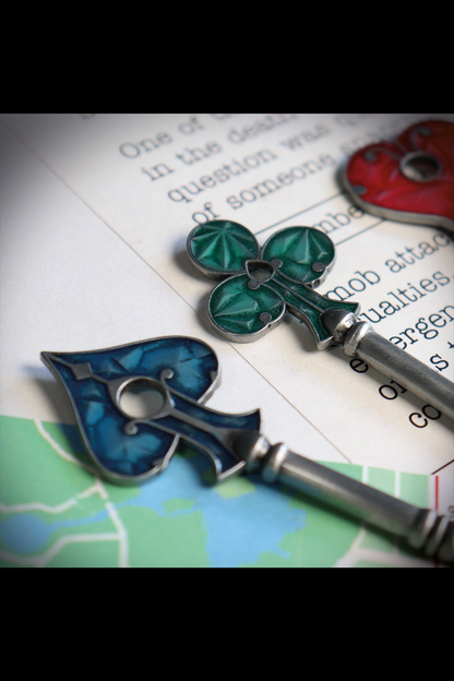 Resident Evil 2 - Set of Card Suit Keys by Fanattik