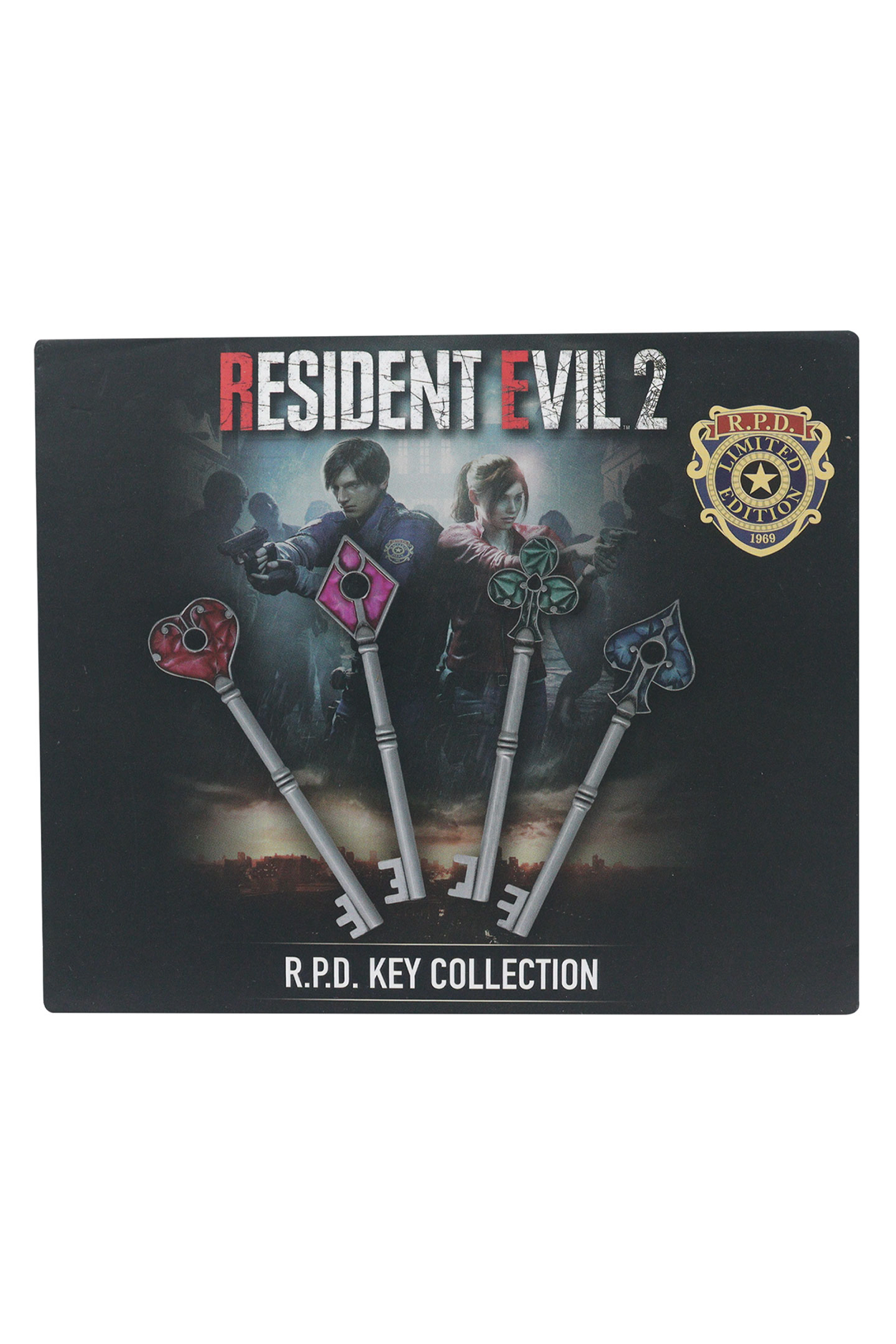 Resident Evil 2 - Set of Card Suit Keys by Fanattik