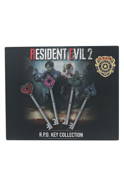 Resident Evil 2 - Set of Card Suit Keys by Fanattik