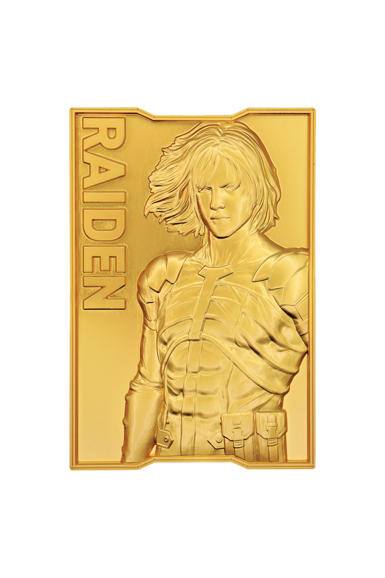 Metal Gear Solid 2 - 24k Gold Plated Raiden Ingot by Fanattik