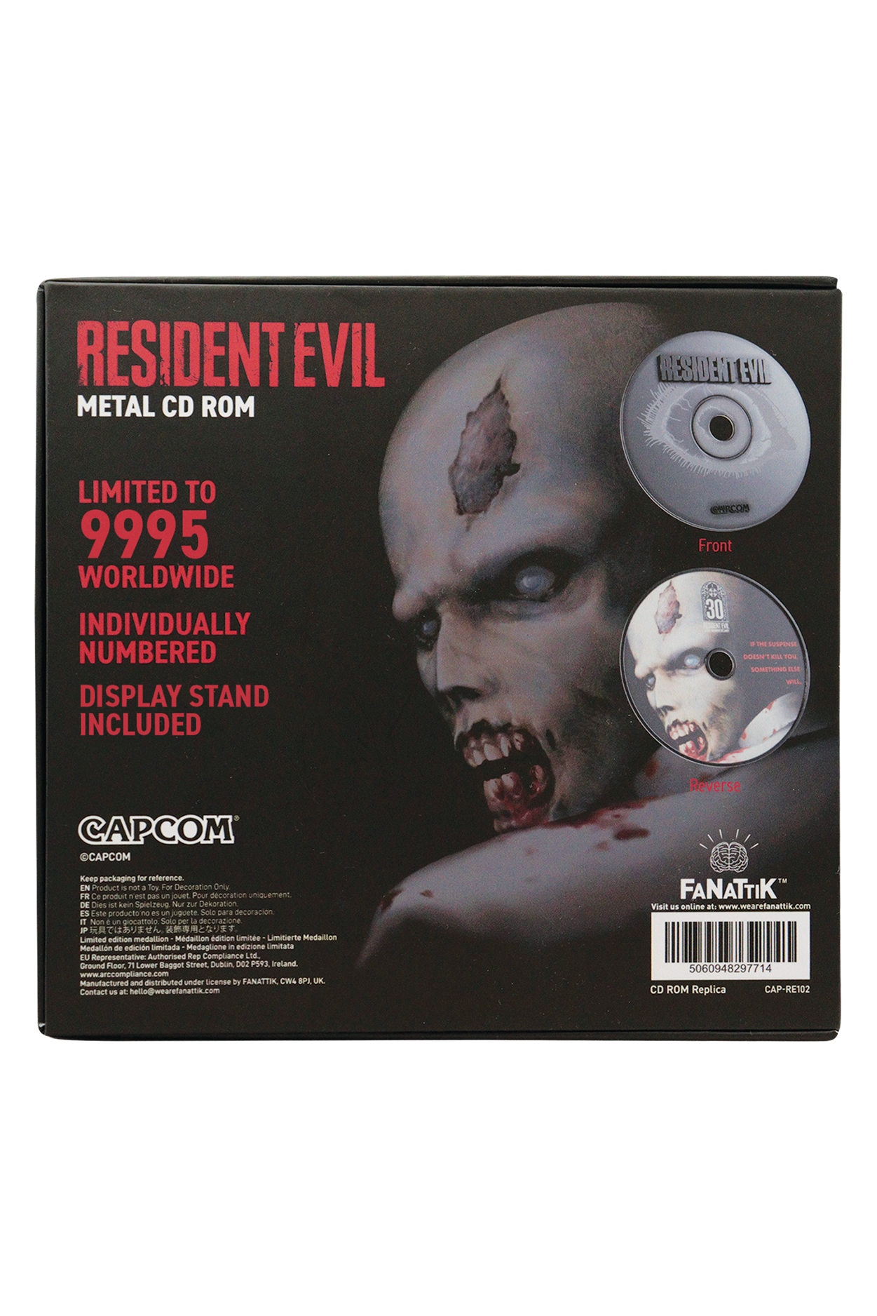 Resident Evil – 30th Anniversary Limited Edition CD-ROM Replica by Fanattik
