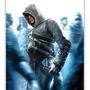 Image shows Altaïr Ibn-La'Ahad lithogrpah facing front. Altaïr Ibn-La'Ahad was a member of the Levantine Brotherhood of Assassins who served as their Mentor from 1191 until his death in 1257. During his tenure as Mentor, through the knowledge of an Apple of Eden, Altaïr made several discoveries and inventions that greatly helped the Order's progression. His leadership saw to the spread of the Assassins' influence throughout the Old World.